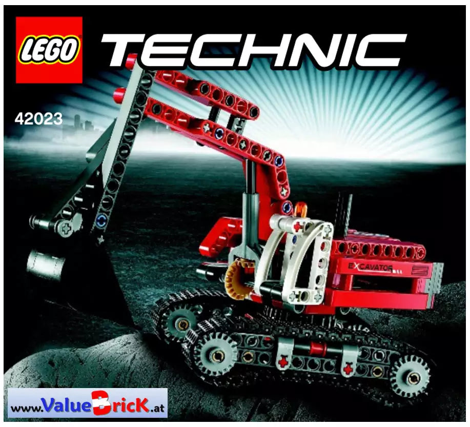 LEGO Technic BAUANLEITUNG 42023 Baustellen-Set