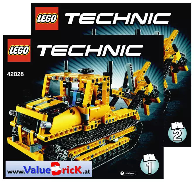 bauanleitung lego technic 42028 grabenbagger