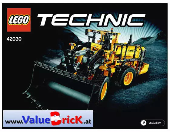 LEGO Technic BAUANLEITUNG 42030 VOLVO L350F Radlader