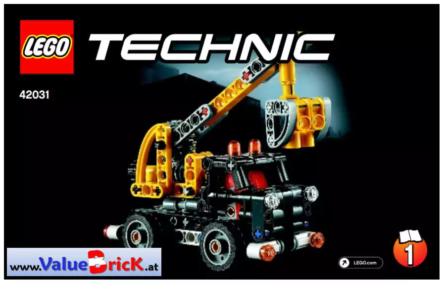 LEGO Technic BAUANLEITUNG 42031 Hubarbeitsbühne