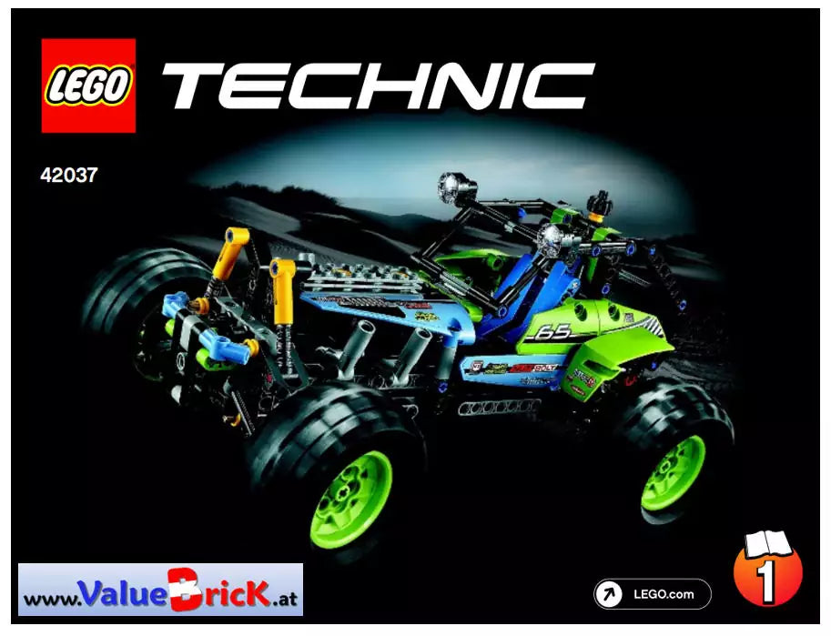 LEGO Technic BAUANLEITUNG 42037 Formula Off-Roader