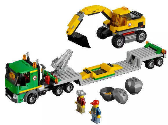 LEGO City 4203 Grubenbagger mit Transporter
