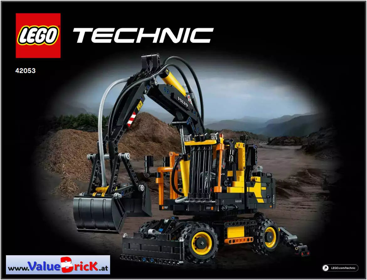 LEGO Technic BAUANLEITUNG 42053 Volvo EW160E