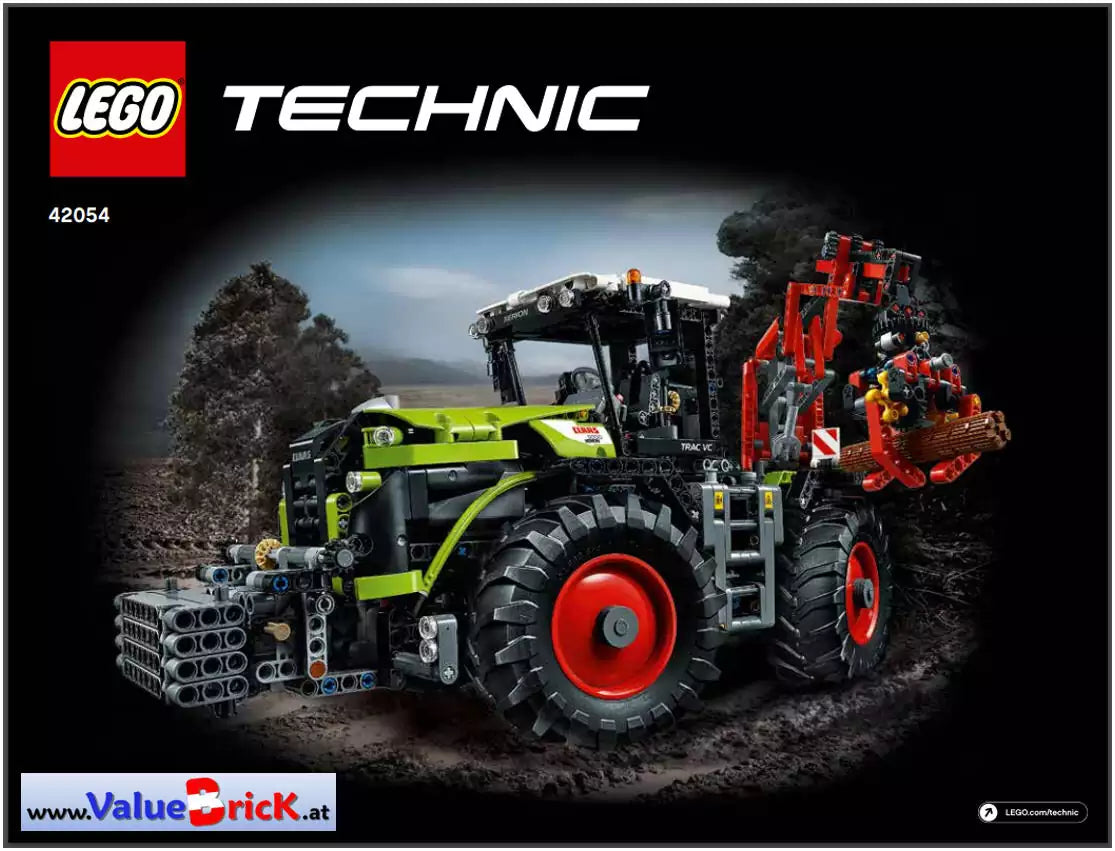 LEGO Technic BAUANLEITUNG 42054 Claas Xerion 5000 Trac VC