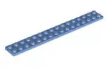 LEGO Platten 4282 Platte 2x16, mittelblau