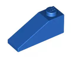 LEGO Schrägsteine 4286 Dachstein 33° 3x1, blau