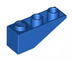 LEGO Schrägsteine 4287 Dachstein invers 33° 3x1, blau