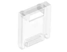 LEGO Behälter 4346 Breifkastenklappe 2x2, transparent-klar