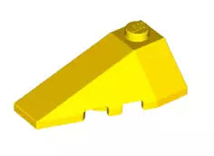 LEGO Sondersteine 43710 Keilstein 2x4, dreifach abgeschrägt, links, gelb