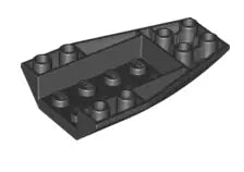 LEGO Schrägsteine 43713 Keil invers 4x6, schwarz