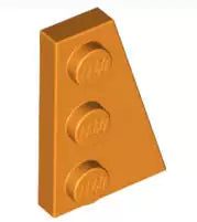 LEGO Sonderplatten 43722 Keilplatte 3x2 Rechts, orange