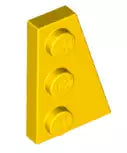 LEGO Sonderplatten 43722 Keilplatte 3x2 Rechts, gelb