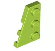 LEGO Sonderplatten 43723 Keilplatte 3x2 Links, lindgrün