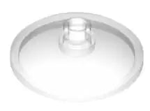 LEGO Schüssel 43898 Radar-Schüssel 3x3, transparent-klar