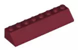 LEGO Schrägsteine 4445 Dachstein 45° 2x8, dunkelrot