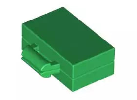 LEGO Minifiguren Zubehör 4449 Koffer, grün