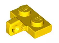 LEGO Gelenke 44567 Scharnierplatte 2x1 (1 Finger, rastend), gelb