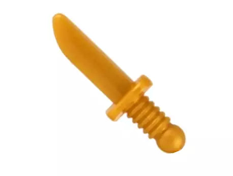 LEGO Waffen 44658 Messer, perlgold