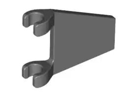 LEGO Flaggen 44676 Trapezoid 2x2, dunkelgrau
