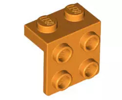 LEGO Sonderplatten 44728 Halter 1x2/2x2, orange
