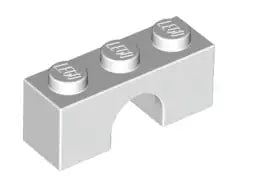 LEGO Steine 4490 Bogenstein 1x3, weiß