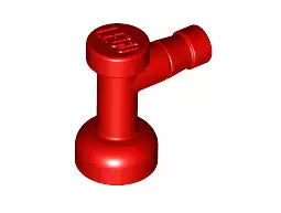 LEGO Teile 4599b Wasserhahn 1x1, rot