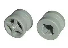 LEGO Räder und Reifen 4624 Felge 8 x 6mm (Radachsloch), weiß