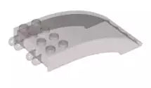 LEGO Cockpit 46413 Windschutzscheibe gekrümmt 8x4x2, transparent-schwarz