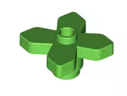 LEGO Pflanzen 4727, Blätter/Blüte 2x2, knallgrün