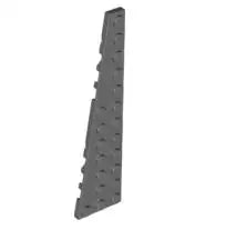 LEGO Sonderplatten 47397 Keilplatte 12x3 links, dunkelgrau