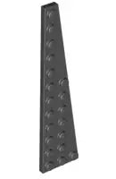 LEGO Sonderplatten 47398 Keilplatte 12x3 rechts, schwarz