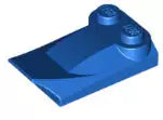 LEGO Sondersteine 47456 Bogenflügelstein 2x3x2/3 mit 2 Noppen, blau