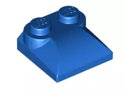 LEGO Sondersteine 47457 Stein 2x2x2/3 gekrümmt mit 2 Noppen, blau