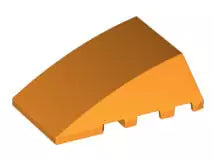 LEGO Schrägsteine 47753 Keil 4x4 (glatt), orange