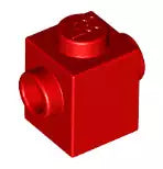 LEGO Sondersteine 47905 Stein 1x1 mit Noppen an 2 gegenüberliegenden Seiten, rot