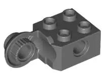 LEGO Technic 48171 Technikstein 2x2 mit Kugelgelenk senkrecht, dunkelgrau