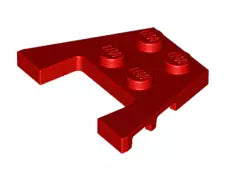 LEGO Sonderplatten 48183 Keilplatte 3x4 mit Ausschnitt, rot