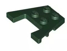 LEGO Sonderplatten 48183 Keilplatte 3x4 mit Ausschnitt, dunkelgrün
