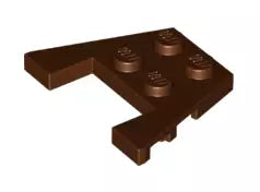 LEGO Sonderplatten 48183 Keilplatte 3x4 mit Ausschnitt, rotbraun