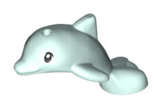 LEGO Tiere 29602pb01 Delfin Baby, hell-aqua