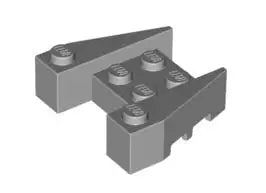 LEGO Sondersteine 50373 Keilstein 3x4 mit Ausschnitt, hellgrau