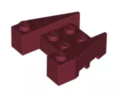LEGO Sondersteine 50373 Keilstein 3x4 mit Ausschnitt, dunkelrot
