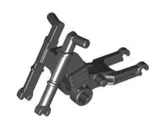 LEGO Fahrzeuge 50859b Motorrad-Fahrwerk, schwarz