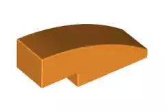 LEGO Schrägsteine 50950 Bogenstein 1x3 ohne Noppen, orange