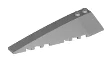 LEGO Sondersteine 50955 Keilstein 3x10, dreifach abgeschrägt, links, hellgrau