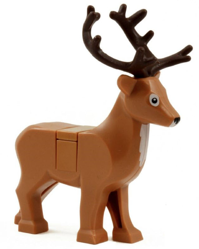 LEGO Tiere 51493c01pb01 Hirsch (komplett)