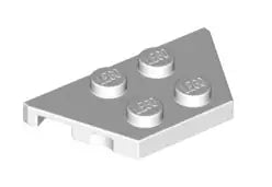 LEGO Sonderplatten 51739 Keilplatte 2x4 Rechts/Links, weiß