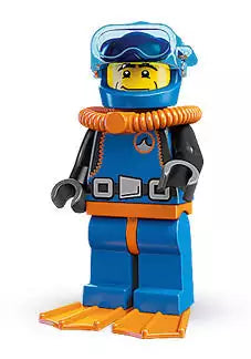 LEGO Minifiguren Serie 1 8683-03 Taucher