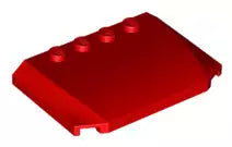 LEGO Fahrzeuge 52031 Motorhaube/Autodach 4x6x2/3, rot