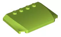 LEGO Fahrzeuge 52031 Motorhaube/Autodach 4x6x2/3, lindgrün